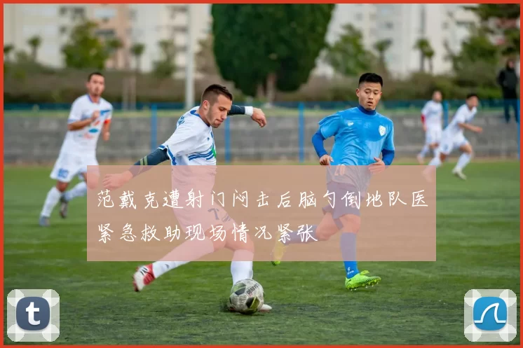 范戴克遭射门闷击后脑勺倒地队医紧急救助现场情况紧张